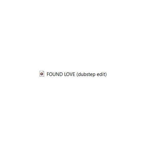 NOGE - FOUND LOVE (dubstep edit)