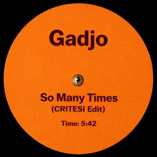 Gadjo - So Many Times (CRITESI Edit) pitched