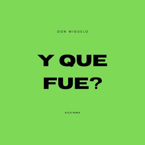 Y QUE FUE (ATCG Remix)