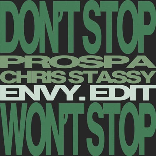 Don't Stop (envy. 'Won't Stop' Edit) - Prospa x CHRIS STASSY