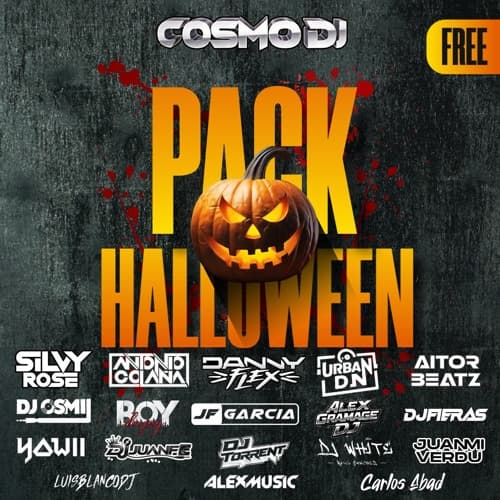 MEGA PACK HALLOWEEN 2026 + DE 87 (TRACKS FREE Remixes, Live Mashups, Edits, Afro,Open Show)