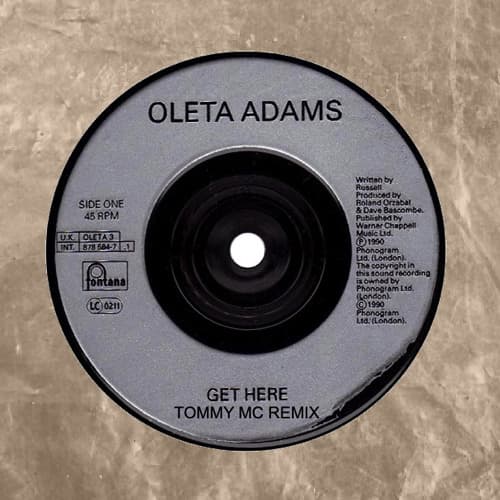 Oleta Adams - Get Here (Tommy Mc Remix)