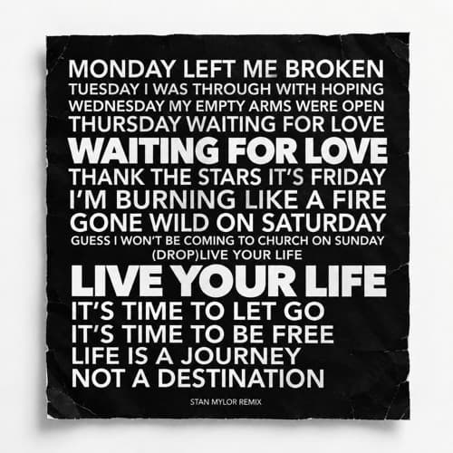 Headhunterz & Crystal Lake - Live Your Live (Stan Mylor Remix) / Waiting For Love Acapella