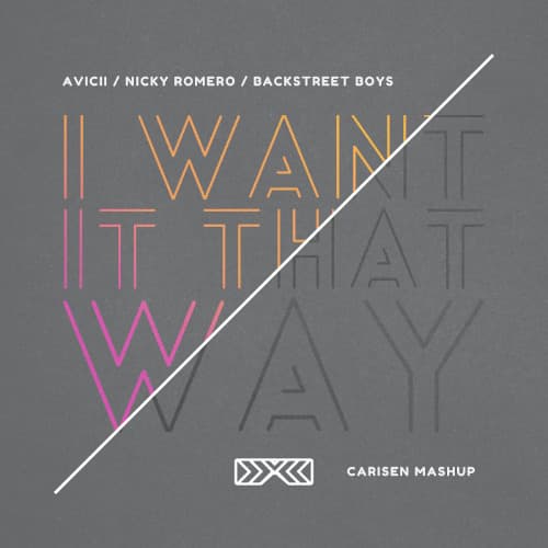I Want It That Way (Carisen's 'I Could Be The One' Mashup) - Backstreet Boys vs Avicii & Nicky Romero