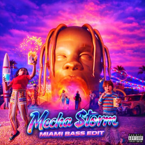 pitch down Travis Scott - YOSEMITE (Mecha Storm MIAMI BASS EDIT)download original version